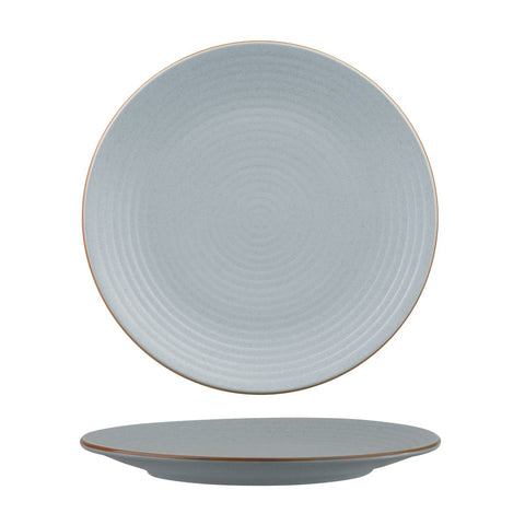 Zuma BLUESTONE ROUND COUPE RIBBED PLATE-265mm Ø  (x6)