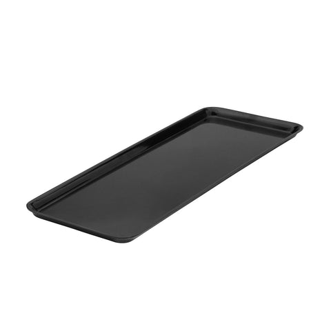 Ryner Melamine  RECT. SANDWICH PLATTER-500x180mm BLACK (x6) (DISCONTINUED)