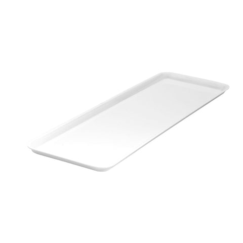 Ryner Melamine  RECT. SANDWICH PLATTER-500x180mm WHITE (x6) (DISCONTINUED)