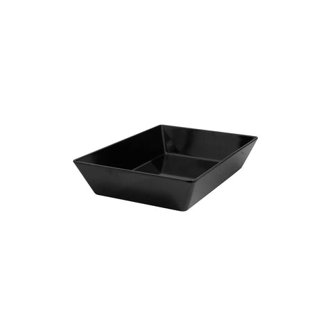 Ryner Melamine  RECT. DEEP DISH-350x250x70mm BLACK (x3)