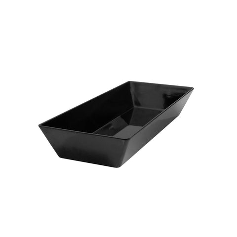 Ryner Melamine  RECT. DEEP DISH-350x250x70mm BLACK (x3)