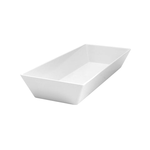 Ryner Melamine  RECT. DEEP DISH-500x200x70mm WHITE (x3)