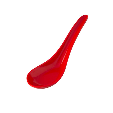 Ryner Melamine  CHINESE SPOON-150mm RED (x48)