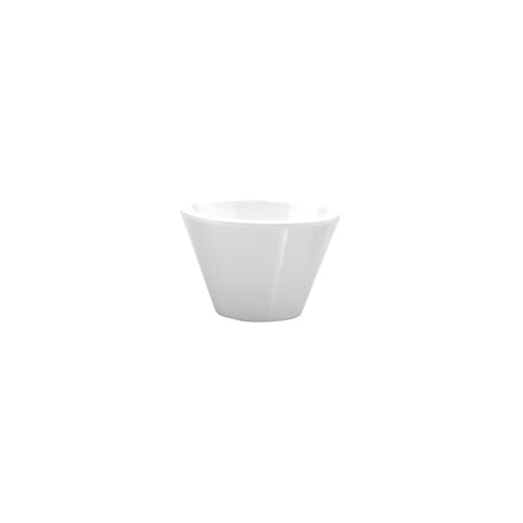 Ryner Melamine  V-SHAPE BOWL-130mm Ø | 90mm H  WHITE (x6)