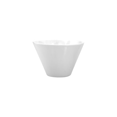 Ryner Melamine  V-SHAPE BOWL-130mm Ø | 90mm H  WHITE (x6)