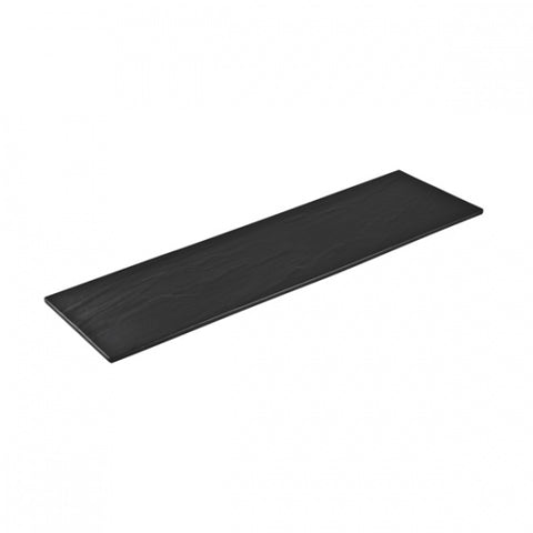 Ryner Melamine TAROKO RECT. FLAT PLATTER-525x160mm BLACK (x6)