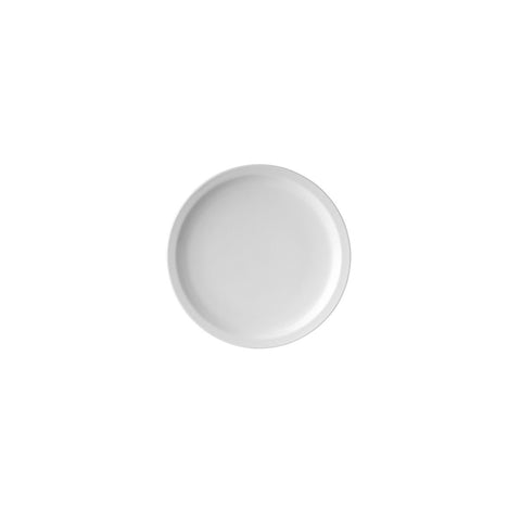 Ryner Melamine DINNERWARE ROUND NARROW RIM PLATE-226mm Ø WHITE (x6)