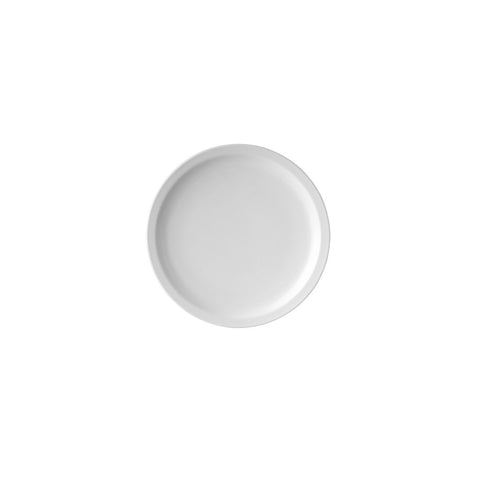 Ryner Melamine DINNERWARE ROUND NARROW RIM PLATE-250mm Ø WHITE (x6)