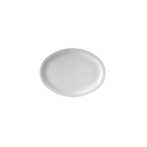 Ryner Melamine DINNERWARE OVAL NARROW RIM PLATE-290mm WHITE (x6)
