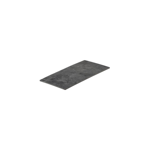 Ryner Melamine  RECT FLAT PLATTER-325x175mm DARK CONCRETE (Each)