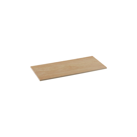 Ryner Melamine  RECT FLAT PLATTER-325x175mm OAK WHITE (x6)