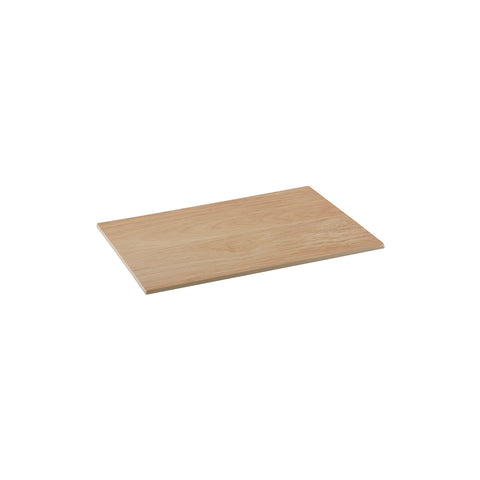 Ryner Melamine  RECT FLAT PLATTER-325x265mm OAK WHITE (Each)