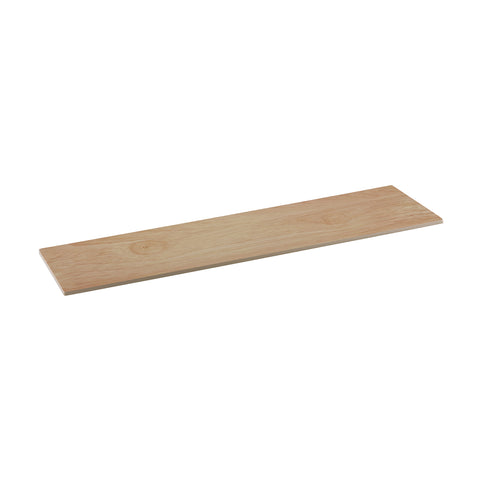 Ryner Melamine  RECT FLAT PLATTER-525x160mm OAK WHITE (Each)