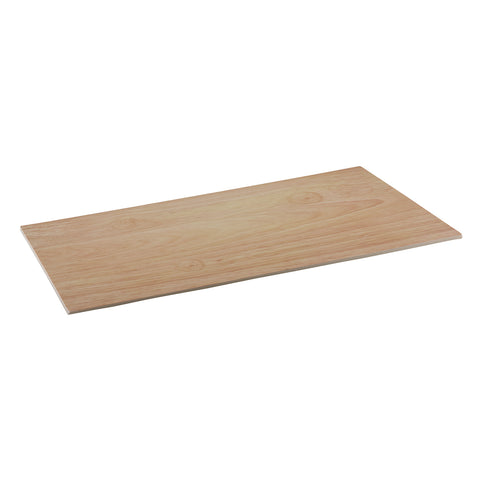 Ryner Melamine  RECT FLAT PLATTER-525x160mm OAK WHITE (Each)