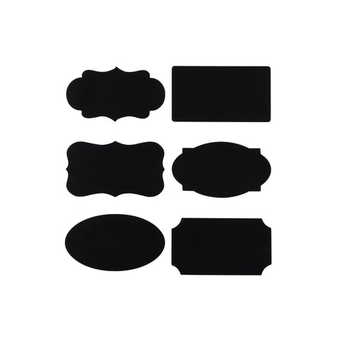 Ryner Display  CHALKBOARD LABEL (12pcs/BAG) BLACK (x5)