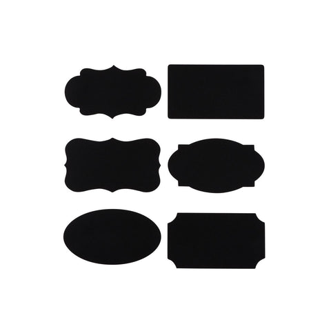 Ryner Display  CHALKBOARD LABEL (12pcs/BAG) BLACK (x5)