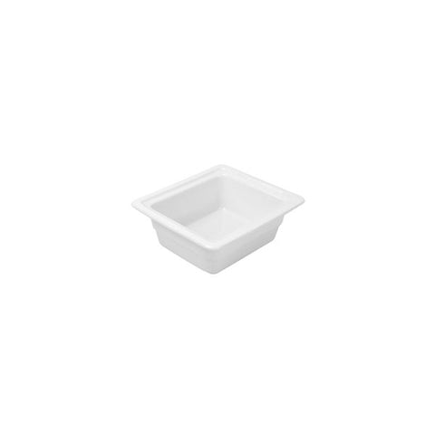 Ryner Tableware  PORCELAIN FOOD PAN-1/6 SIZE 65mm WHITE (Each)