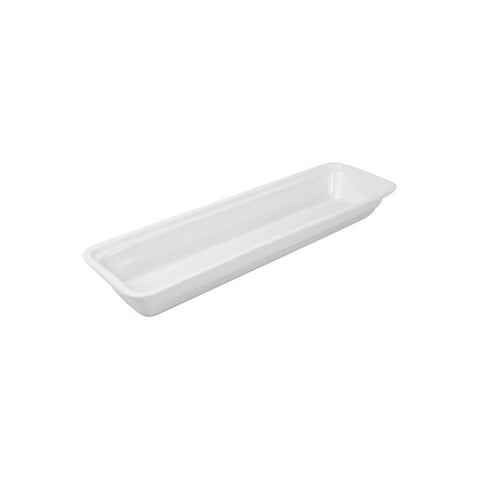 Ryner Tableware  PORCELAIN FOOD PAN-2/4 SIZE 65mm WHITE (Each)