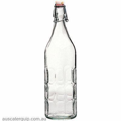 Bormioli Rocco GIARA-BOTTLE 1.0lt W/TOP CLEAR (666260MB)