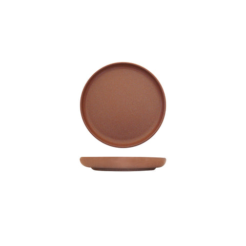 Eclipse UNO ROUND PLATE - 175mm Ø  BROWN (x6)
