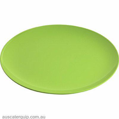 JAB GELATO-LIME GREEN ROUND PLATE COUPE 250mm (STS0854) (x12)