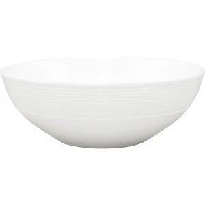 Rene Ozorio RIMMED CEREAL BOWL 165mm AURA MATT WHITE (923116) EA
