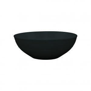 Rene Ozorio RIMMED CEREAL BOWL 165mm AURA MATT BLACK (923116) EA