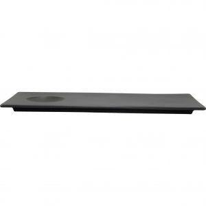 Rene Ozorio RECTANGLE PLATE 350x155mm AURA MATT BLACK (304035) EA