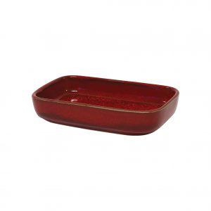 Tablekraft ARTISTICA RECTANGULAR DISH 170x105x40mm REACTIVE RED EA