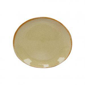 Tablekraft ARTISTICA OVAL PLATE-210x190mm FLAME EA