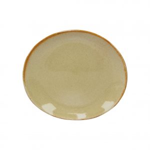 Tablekraft ARTISTICA OVAL PLATE-250x220mm FLAME EA