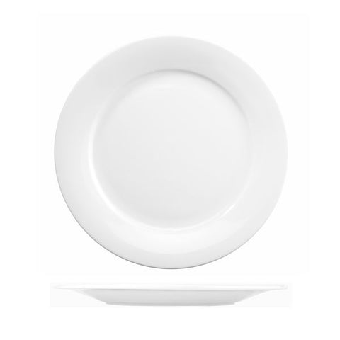 Art De Cuisine MENU ROUND MID RIM PLATE-270mm Ø WHITE (x6)