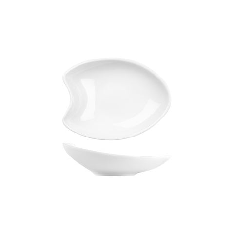 Art De Cuisine MENU BITE SIZE PLATE-160x130x45mm  WHITE (x6)