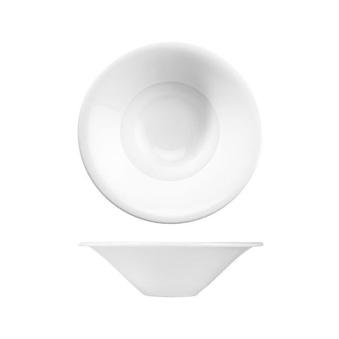 Art De Cuisine MENU ROUND WIDE RIM BOWL-241mm Ø WHITE (x6)