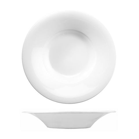 Art De Cuisine MENU ROUND WIDE RIM BOWL-305mm Ø WHITE (x6)