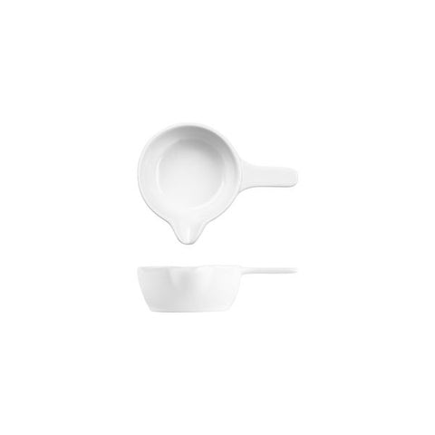 Art De Cuisine SIZZLE MINI SAUCE PAN-80mm Ø | 55mm H  WHITE (x6)