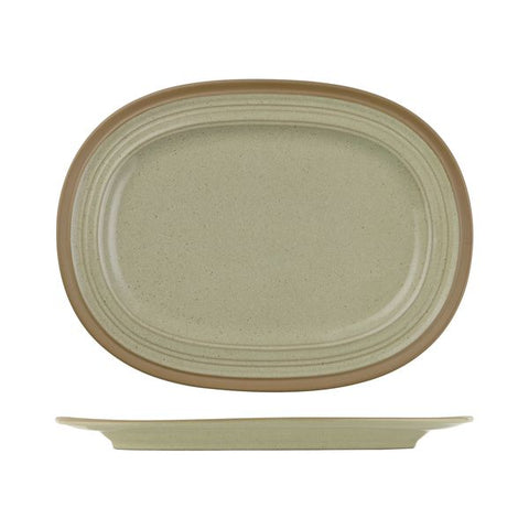Art De Cuisine IGNEOUS OVAL PLATE-320x235mm NATURAL (x6)