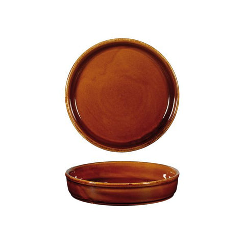 Art De Cuisine RUSTICS TAPAS/MEZZE DISH-200mm Ø | 550ml  BROWN (x6)