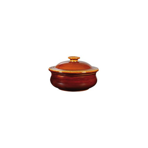 Art De Cuisine RUSTICS CASSEROLE W/COVER-140mm Ø | 430ml  BROWN (x6)