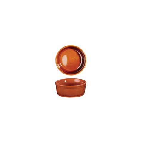Art De Cuisine RUSTICS TAPAS/MEZZE DISH-90mm Ø | 170ml BROWN TERRA (x6)