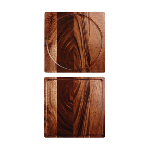 Art De Cuisine WOOD PRESENTATION BOARD-300mm BROWN ACACIA (Each)