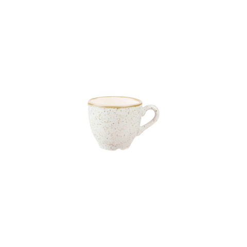 Churchill STONECAST ESPRESSO CUP-100ml  BARLEY WHITE (x12)