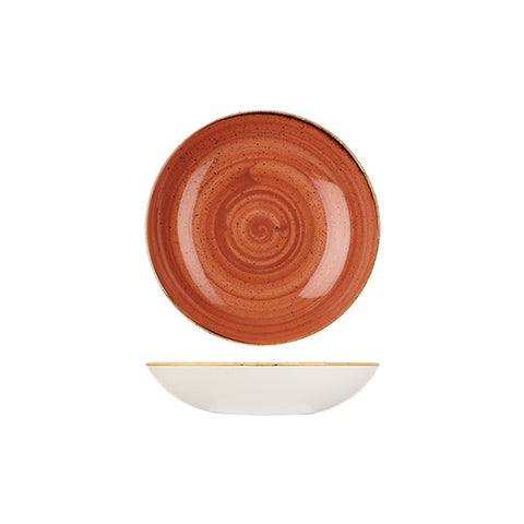 Churchill STONECAST ROUND COUPE BOWL-182mm Ø | 426ml  SPICED ORANGE (x12)