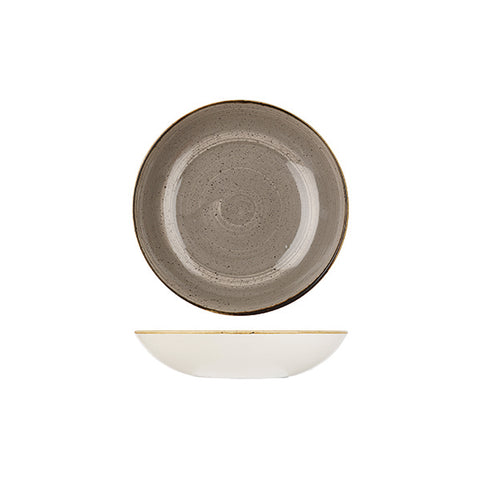 Churchill STONECAST ROUND COUPE BOWL-182mm Ø | 426ml  PEPPERCORN GREY (x12)