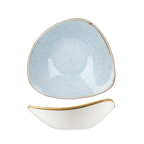 Churchill STONECAST TRIANGULAR BOWL-230mm | 600ml DUCK EGG (x12)