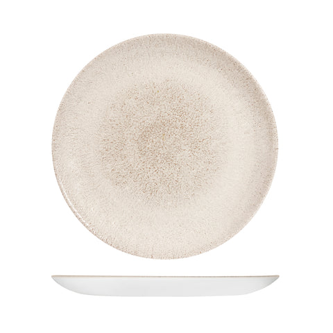 Churchill STUDIO PRINTS RAKU ROUND COUPE PLATE-260mm Ø AGATE GREY (x12)