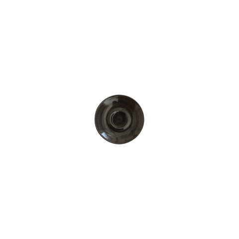 Churchill MONOCHROME ESPRESSO SAUCER-118mm Ø BLACK (x12)