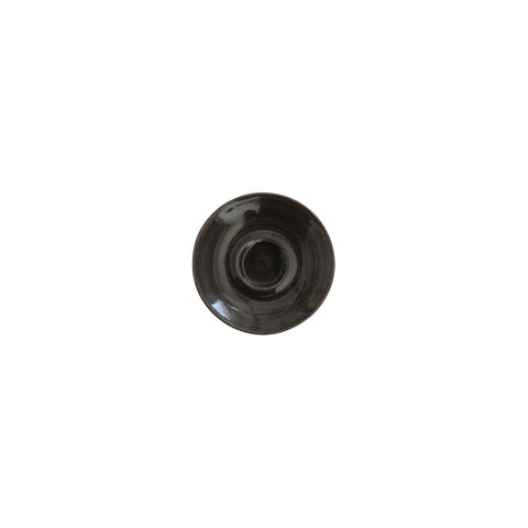 Churchill MONOCHROME CAPPUCCINO SAUCER-156mm Ø BLACK (x12)