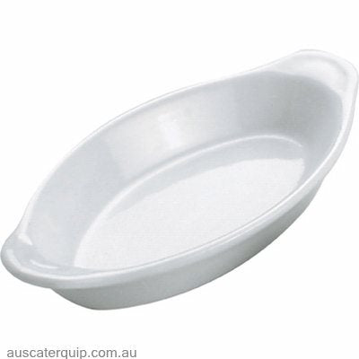 Vitroceram OVAL GRATIN DISH-295x155x/570ml WHITE EA