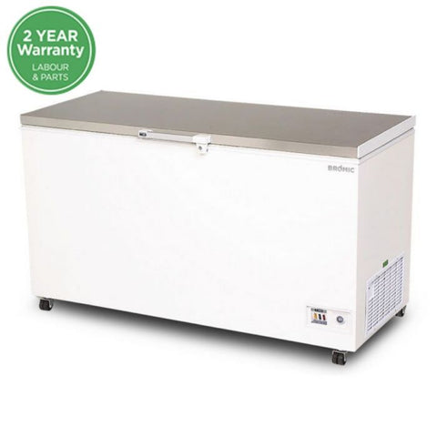 BROMIC Stainless Steel Lid Chest Freezer- 492L